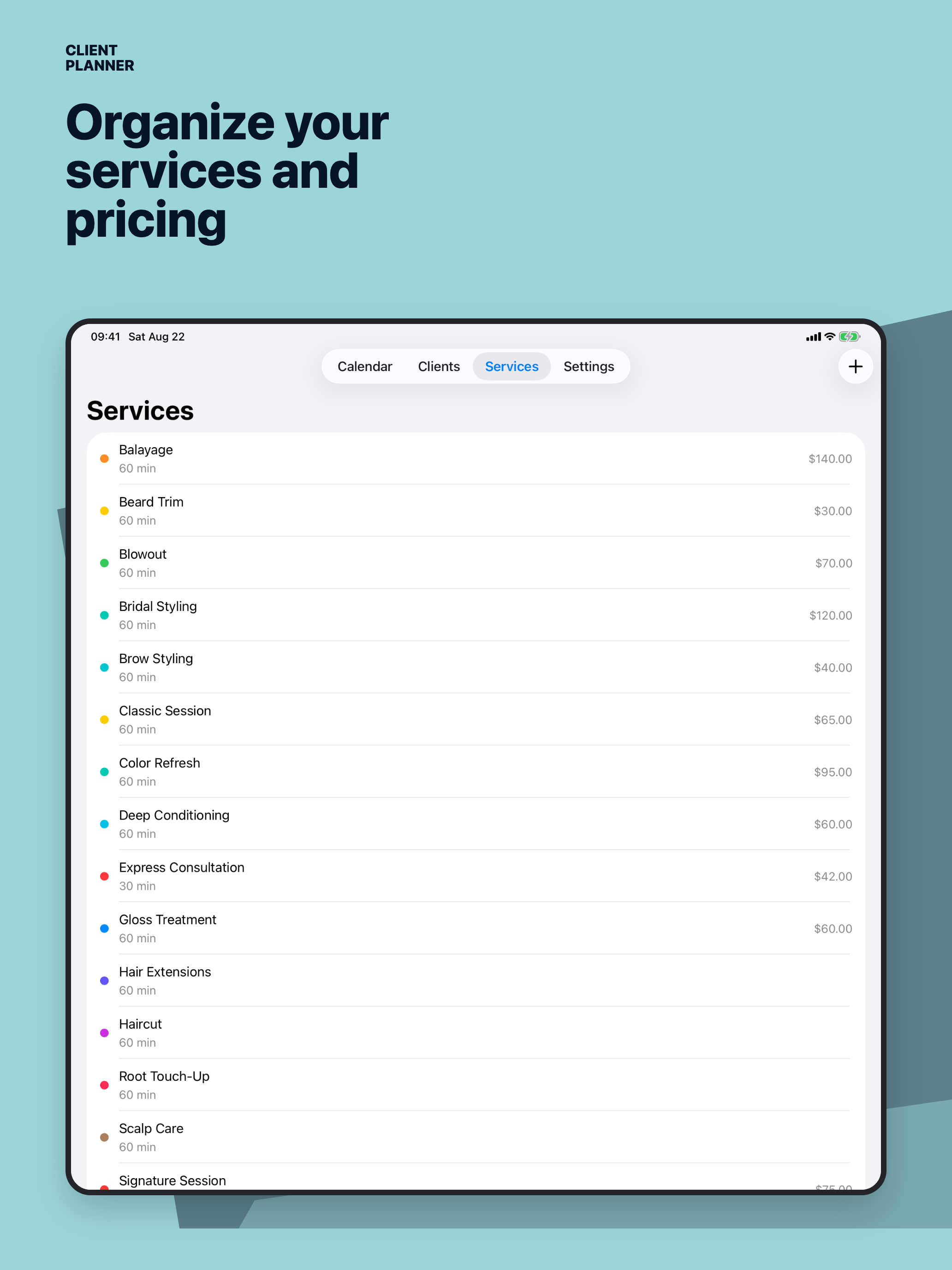 Client Planner screenshot 10