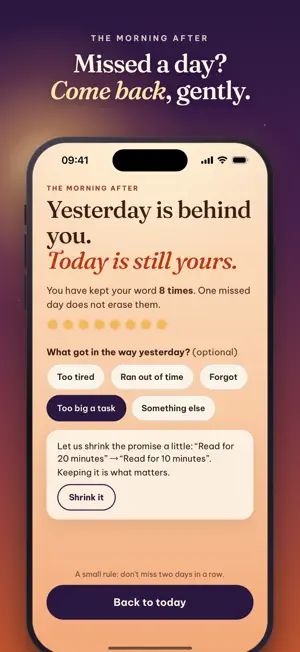 Kept: Daily Promise screenshot 4