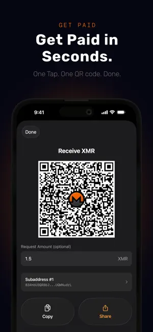 Monero One screenshot 3