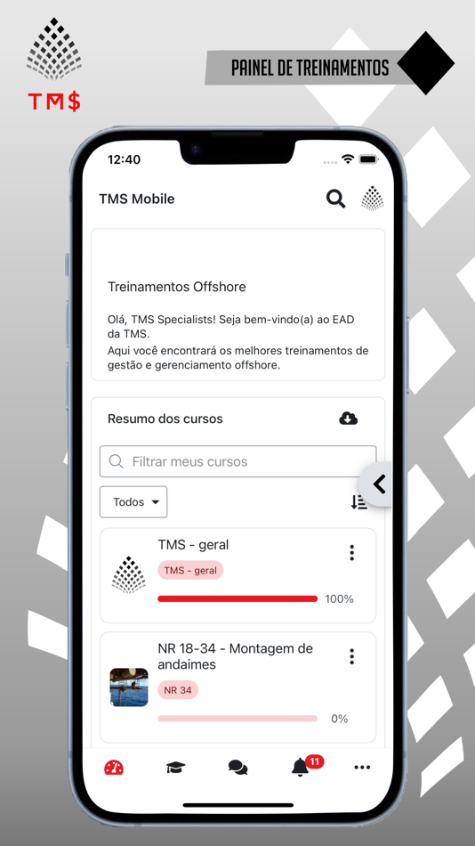 #3. TMS Mobile (iOS) 由: TRAINING MANAGEMENT SPECIALISTS DO BRASIL LTDA
