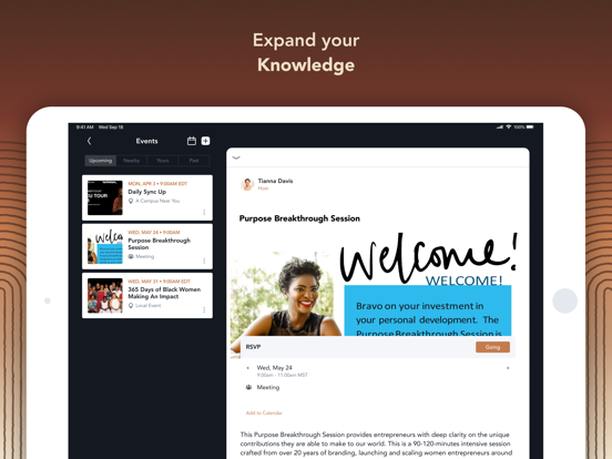 BMe Community iPad screenshot 4 - Social Networking app