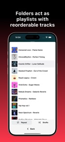 Music App: offline player screenshot