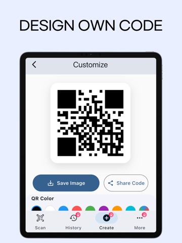 QR Code Scanner * Barcode iPad screenshot