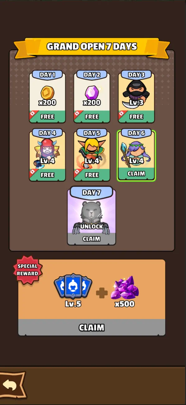 Myth Reborn: Merge Master Hack screenshot 6 - iOS game interface