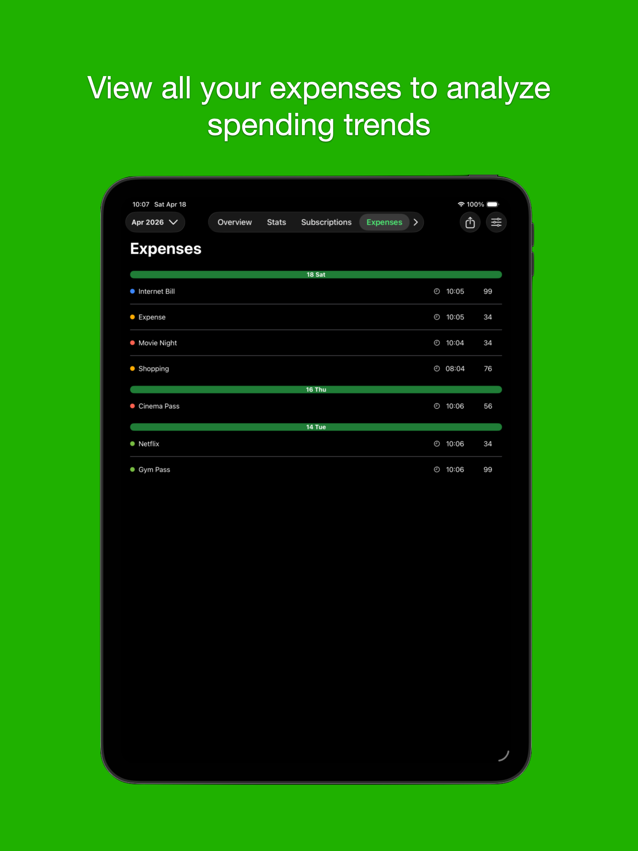 SumSpend - Budget Tracking