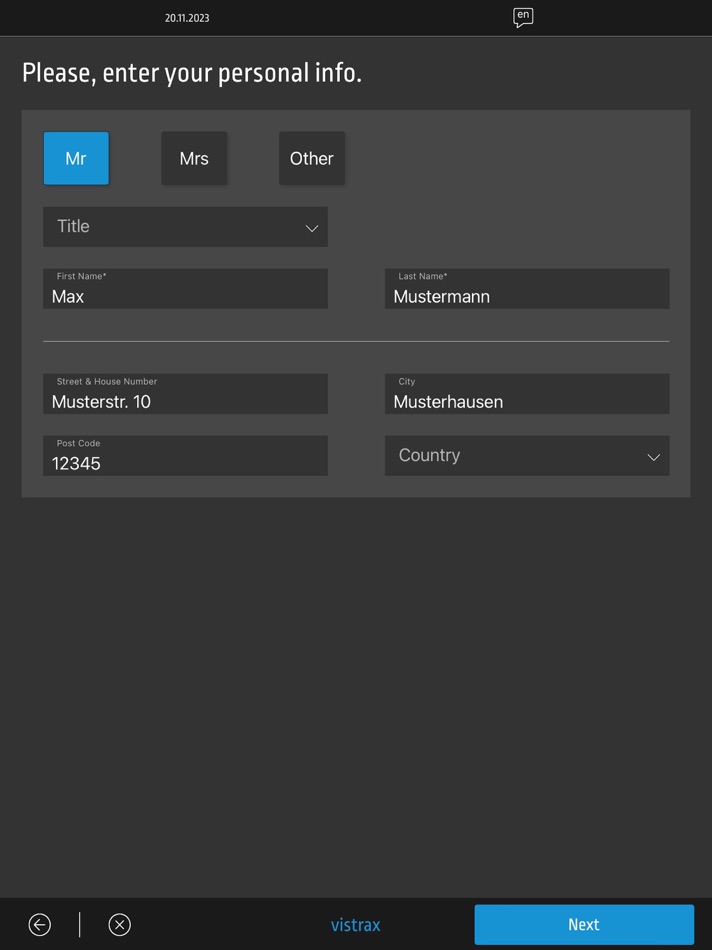 #3. vistrax Self Input (iOS) 由: CONZE Informatik GmbH