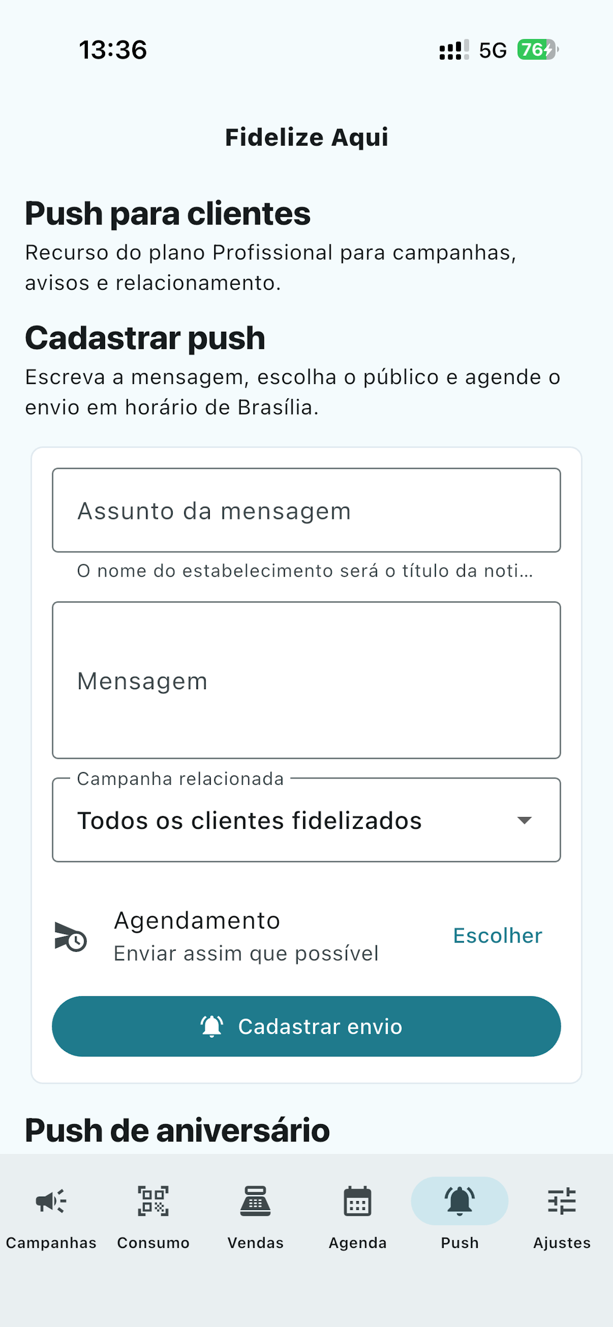 Fidelize Aqui screenshot 4