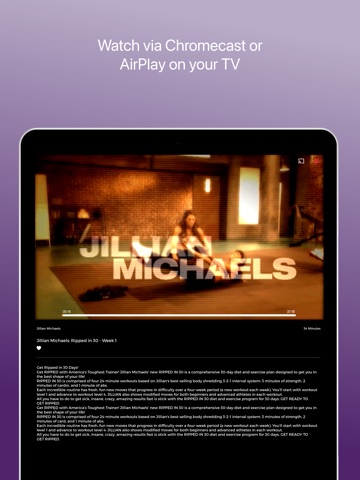 FitFusion Workouts iPad screenshot