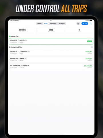 RoadLedger: Truck Logbook iPad screenshot