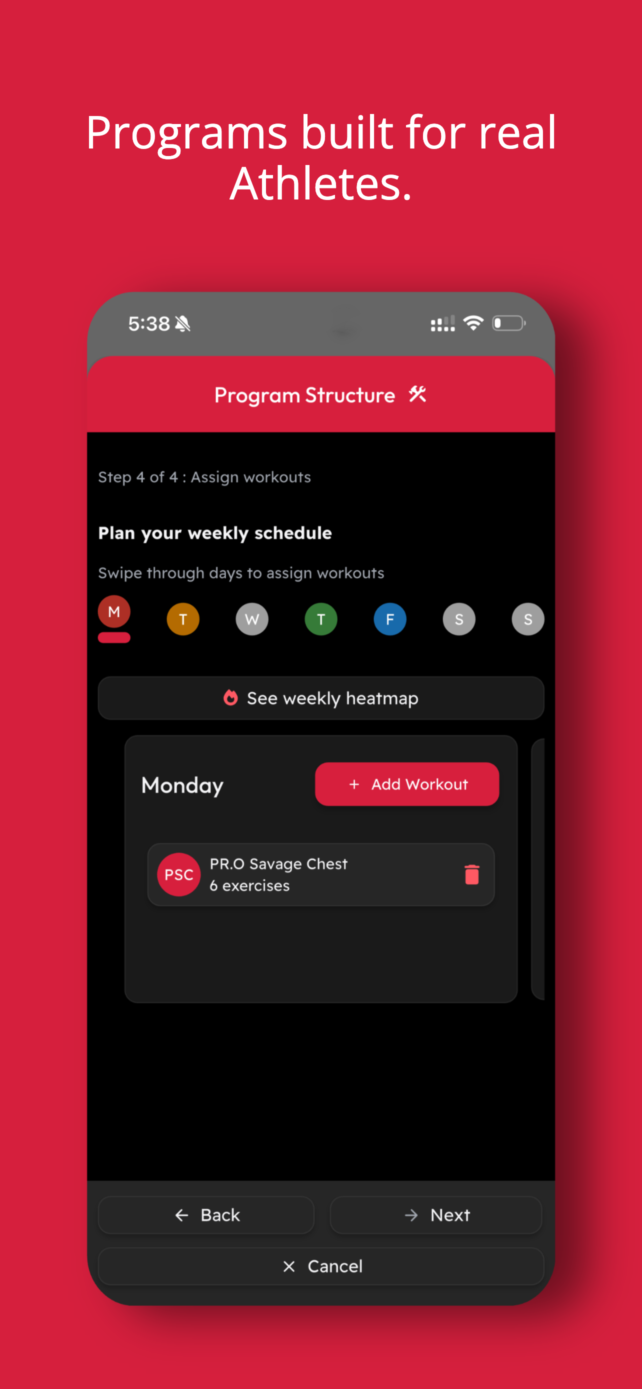 PR.O Workout Tracker Gym Log screenshot 10