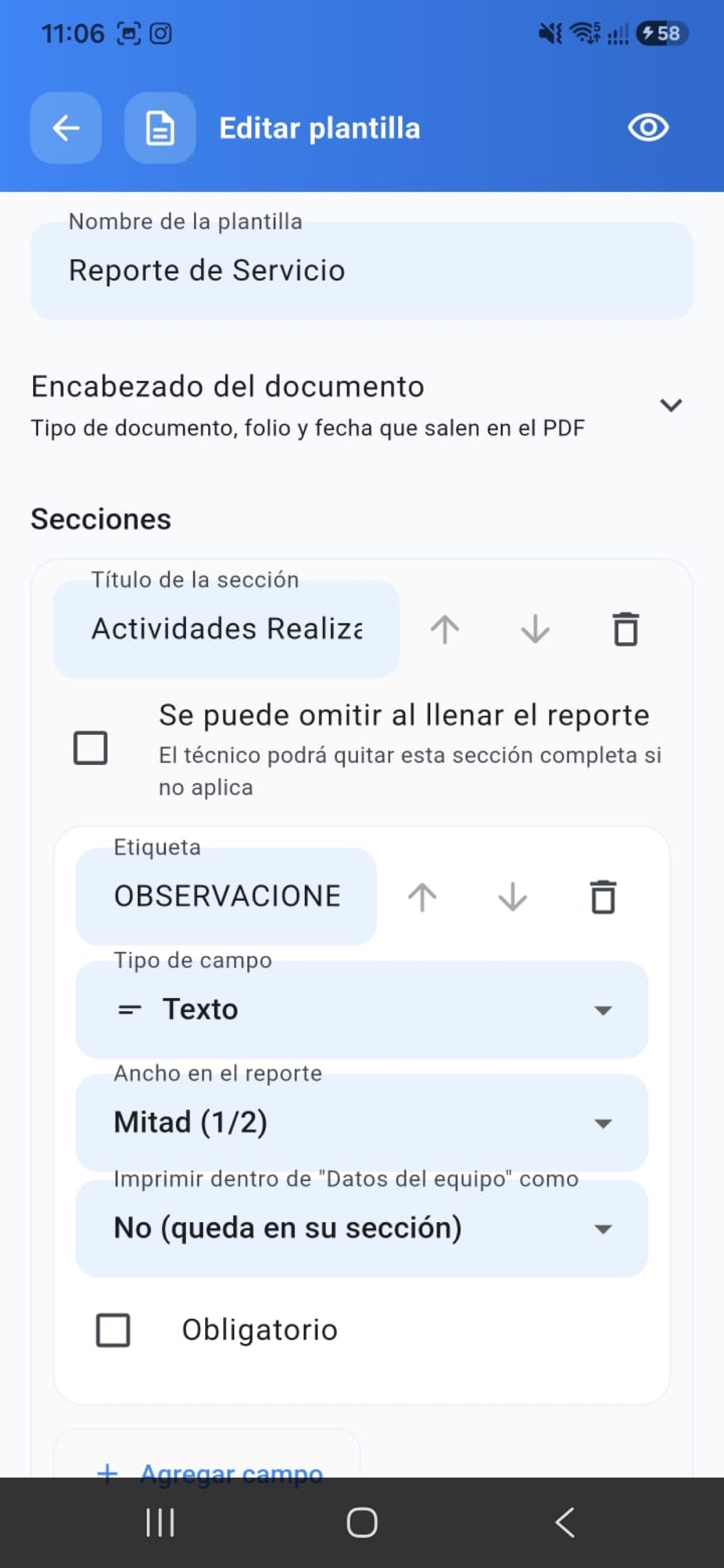 Screenshot 3 of JCL Reportes