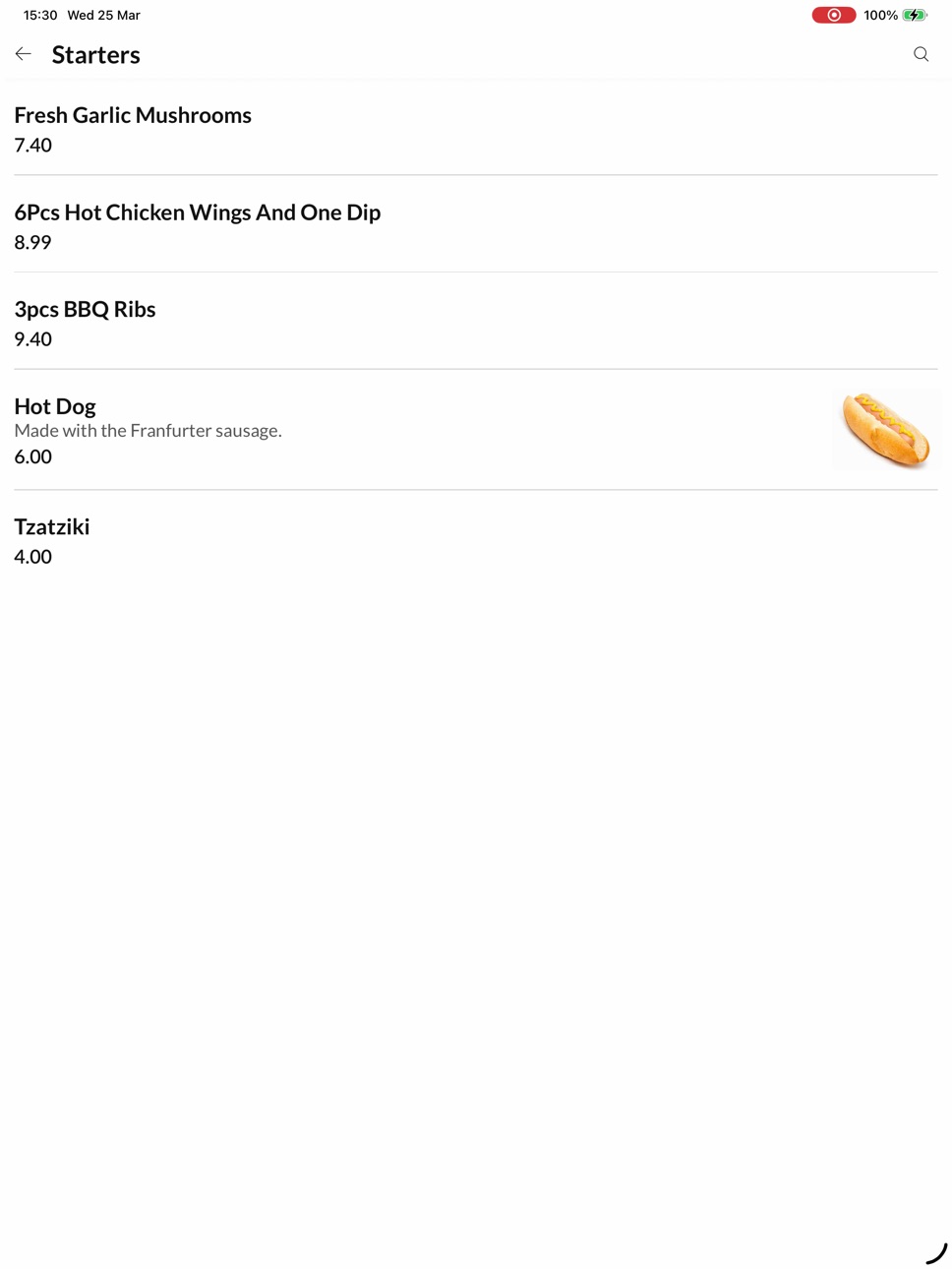 iPad screenshot
