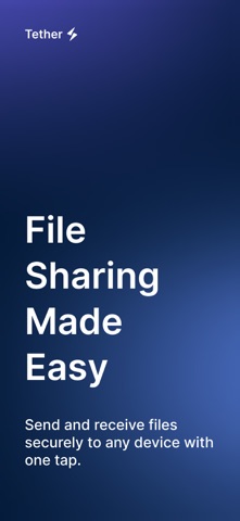 Tether - File sharing screenshot