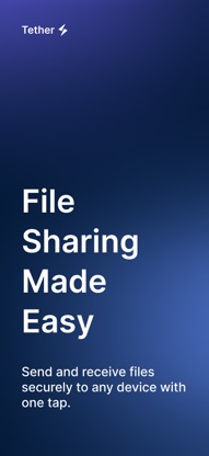 Tether - File sharing screenshot 1