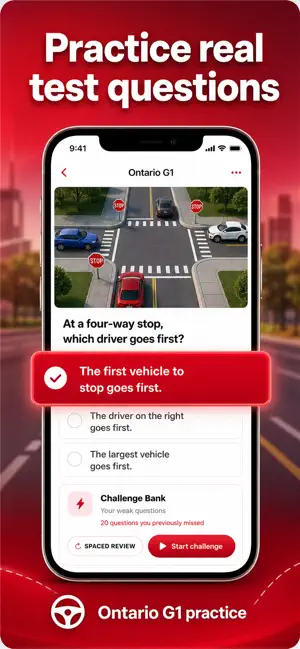 Ontario G1 Practice Test 2026 screenshot 2