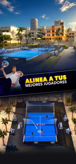 Captura de pantalla de Red Bull Padel: Court Legends en iPhone 5