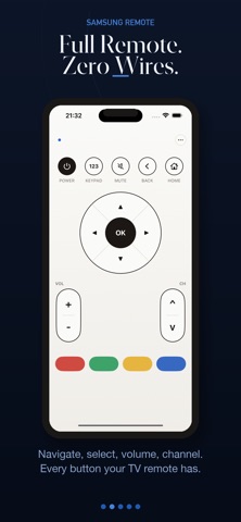Simple TV Remote iPhone screenshot