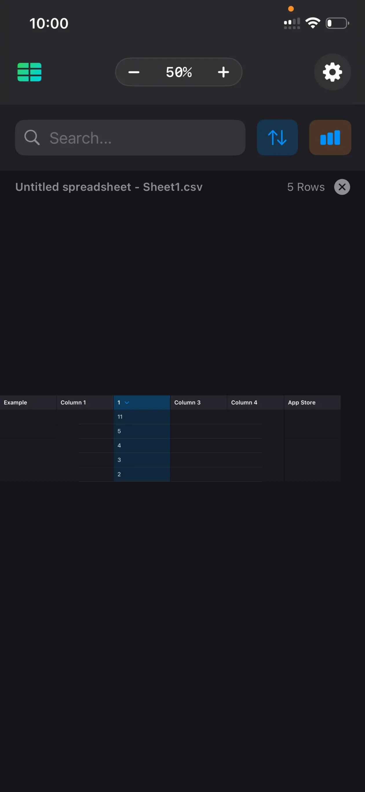 #2. CSV Viewer - CSV Reader (iOS) Podle: Shota Sukhiashvili