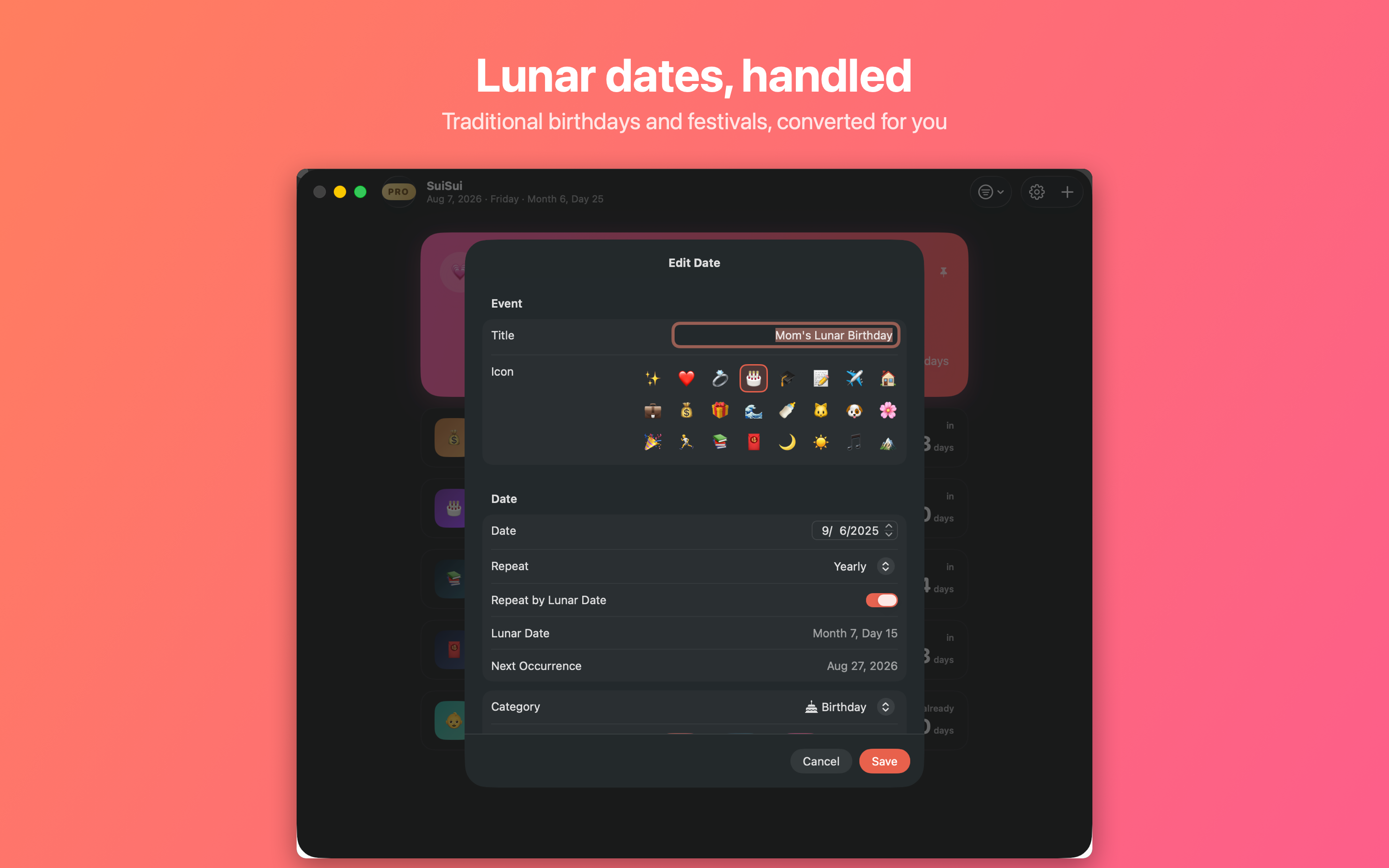 SuiSui – Countdown & Days screenshot 9