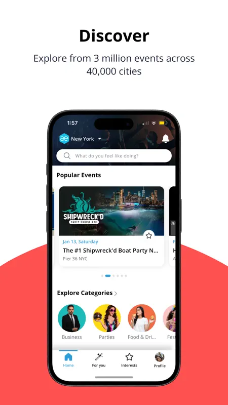 AllEvents - Discover Events screenshot 1 of 5