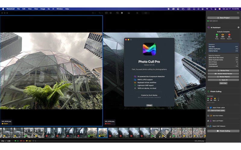 Photo Cull Pro screenshot
