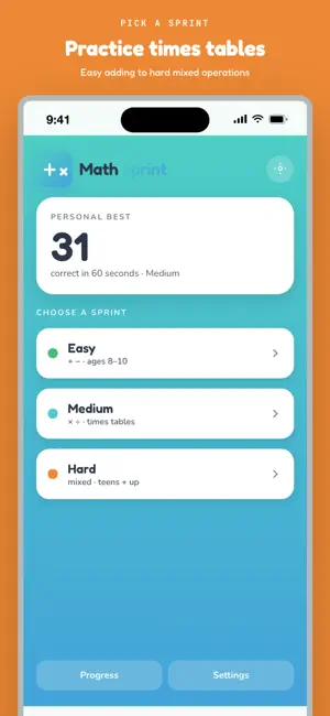 Math Sprint: Brain Math Game screenshot 4