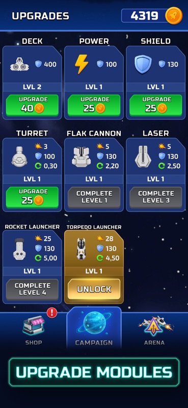 Tiny Space Arena: Batalhas 1v1 screenshot 3