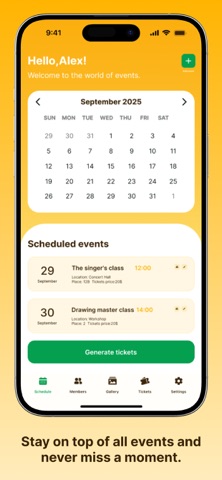 ChikEvent screenshot