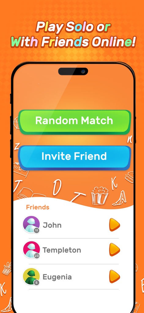 That's so...Trivia - This tool provides flexible matchmaking options, allowing users to initiate a random match or invite specific friends from their list.