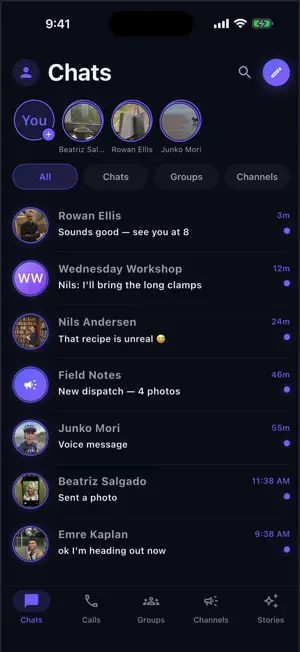 TalkOnce - Private Messenger screenshot 1