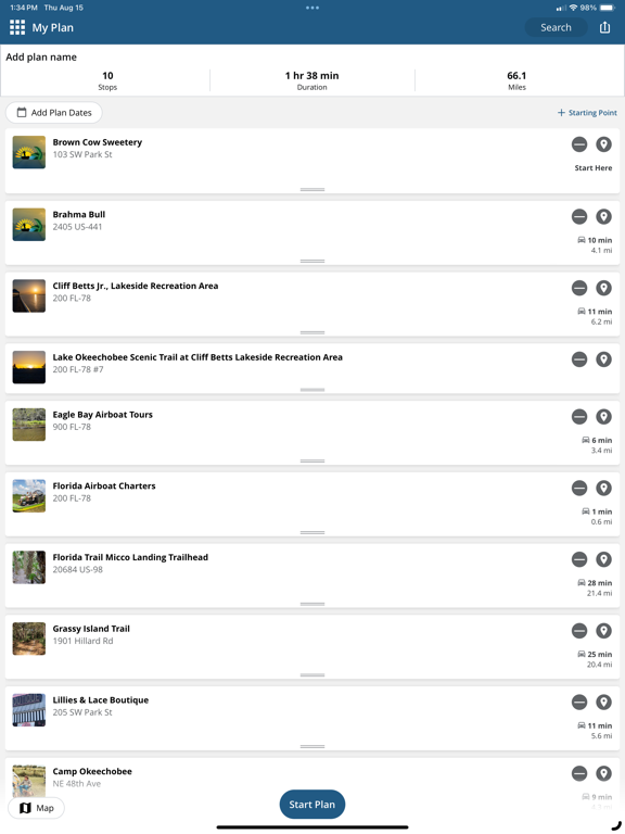 Visit Okeechobee County FL iPad screenshot 8 - Travel app