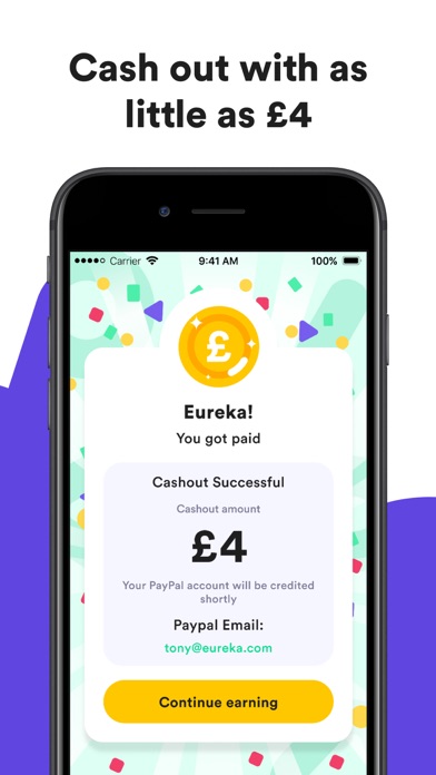 Eureka: Earn money for surveys
