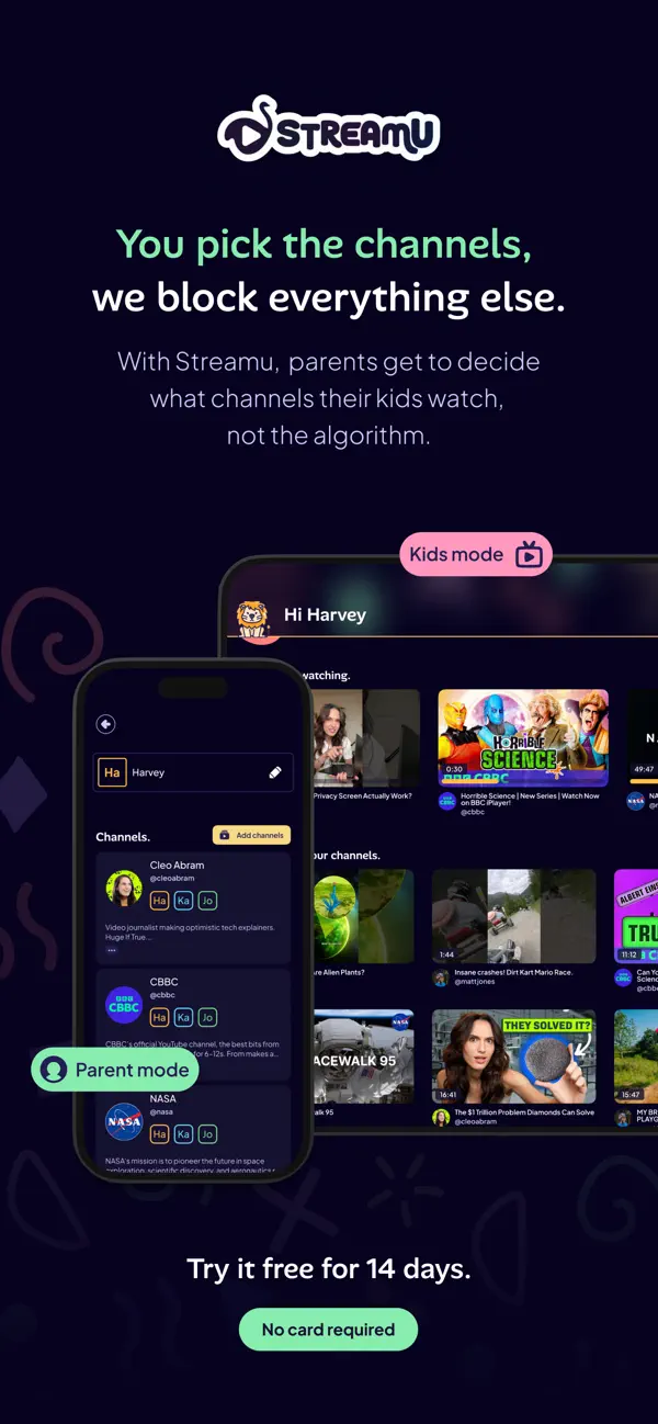 Screenshot #1 pour Streamu: Only videos you trust