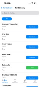 Fonts - Install Font,Keyboard screenshot