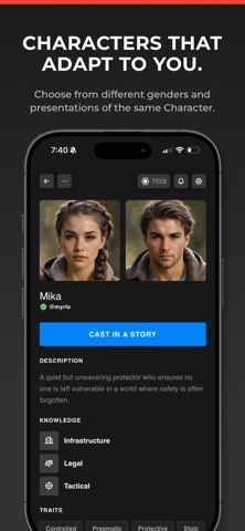 Myrlo - AI Stories & Roleplay Screenshot 2 of 8
