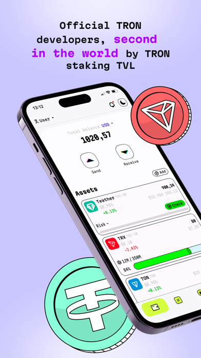TR.ENERGY: Tron & USDT Wallet screenshot