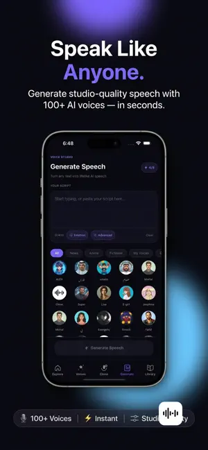 Fish AI: Audio Voice Clone TTS screenshot 4