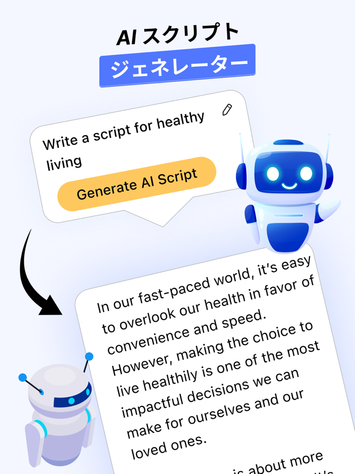 テレプロンプター AI スクリプトプロンプト