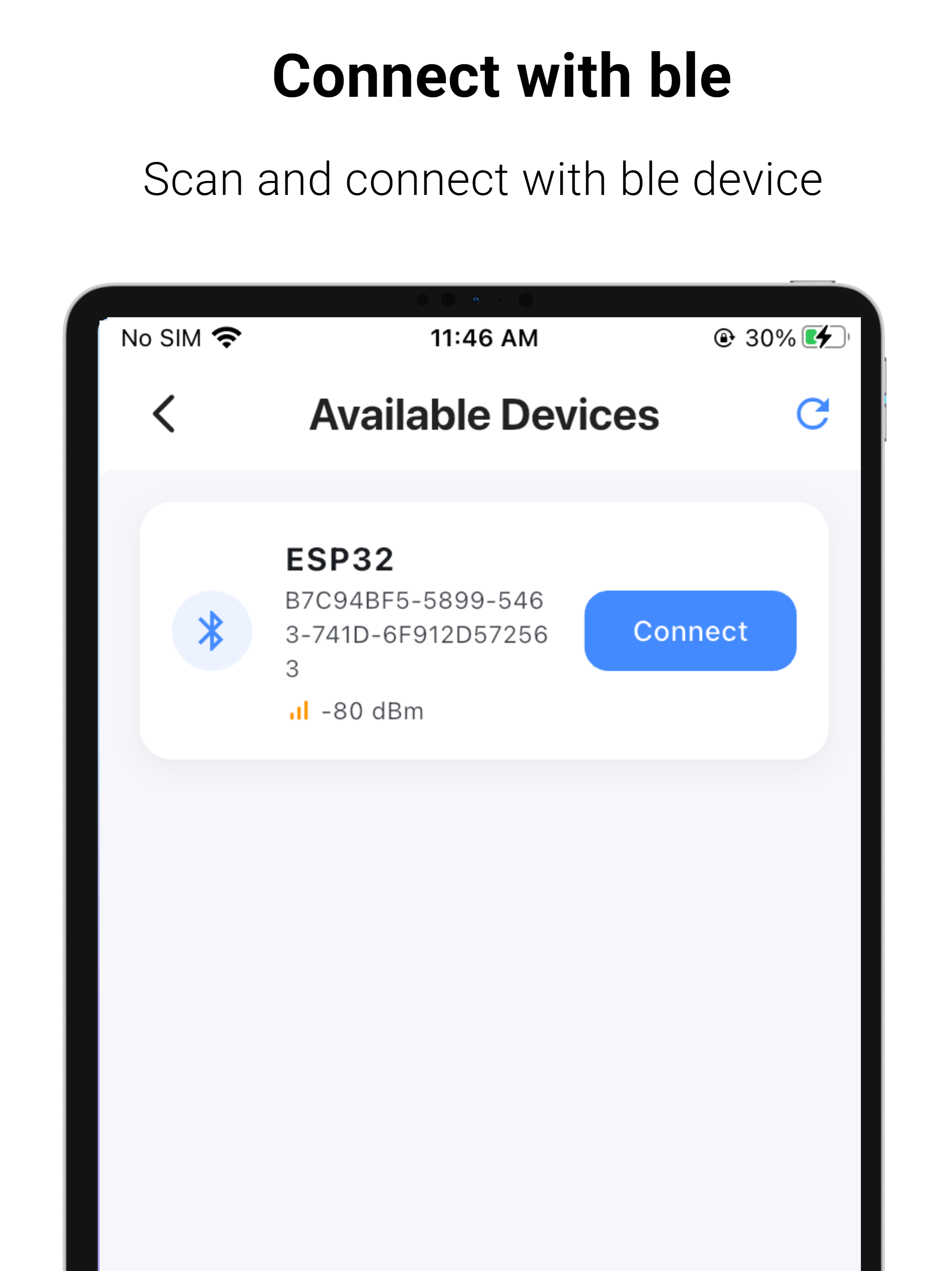BLE WiFi Setup – IoT Devices