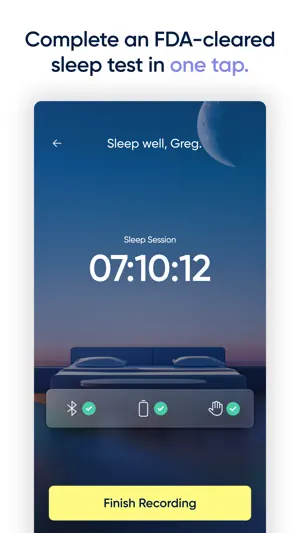 Happy Sleep: At-Home Testing screenshot 2