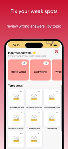 Indfødsretsprøven ◎ iPhone screenshot