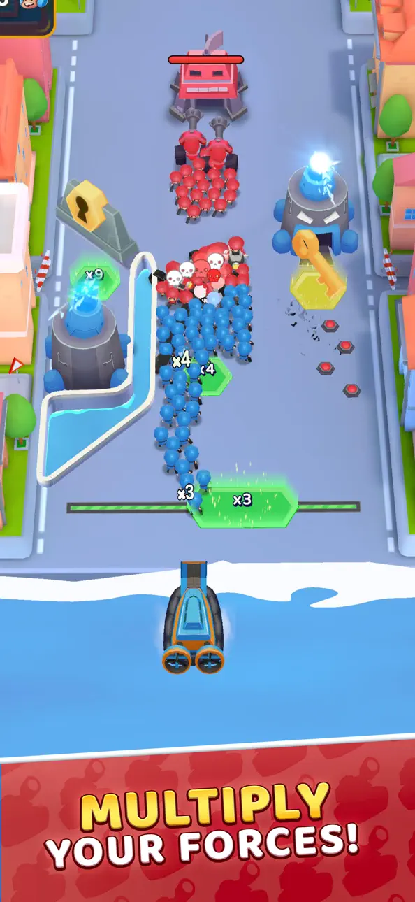 Grunt Rush: Battle & Conquer iOS Mod IPA screenshot 2 - iOS game interface