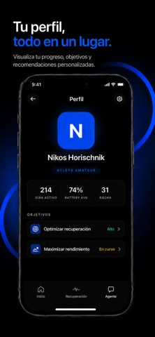 Human: AI Recovery Coach iPhone screenshot
