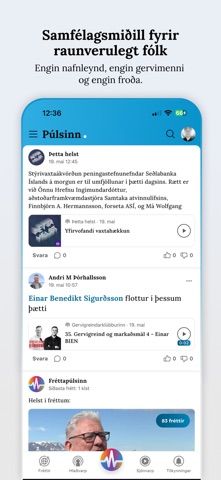 Púlsinn Screenshot 1 of 4