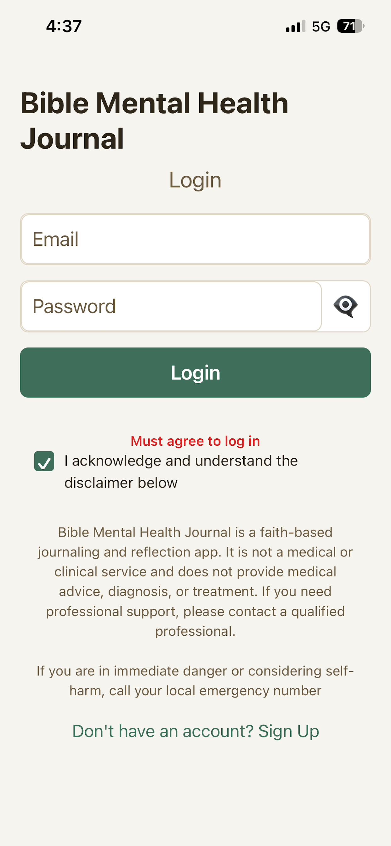Bible Mental Health Journal