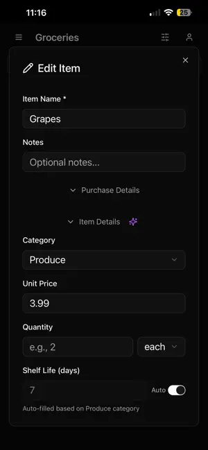 Shoppy List App screenshot 2