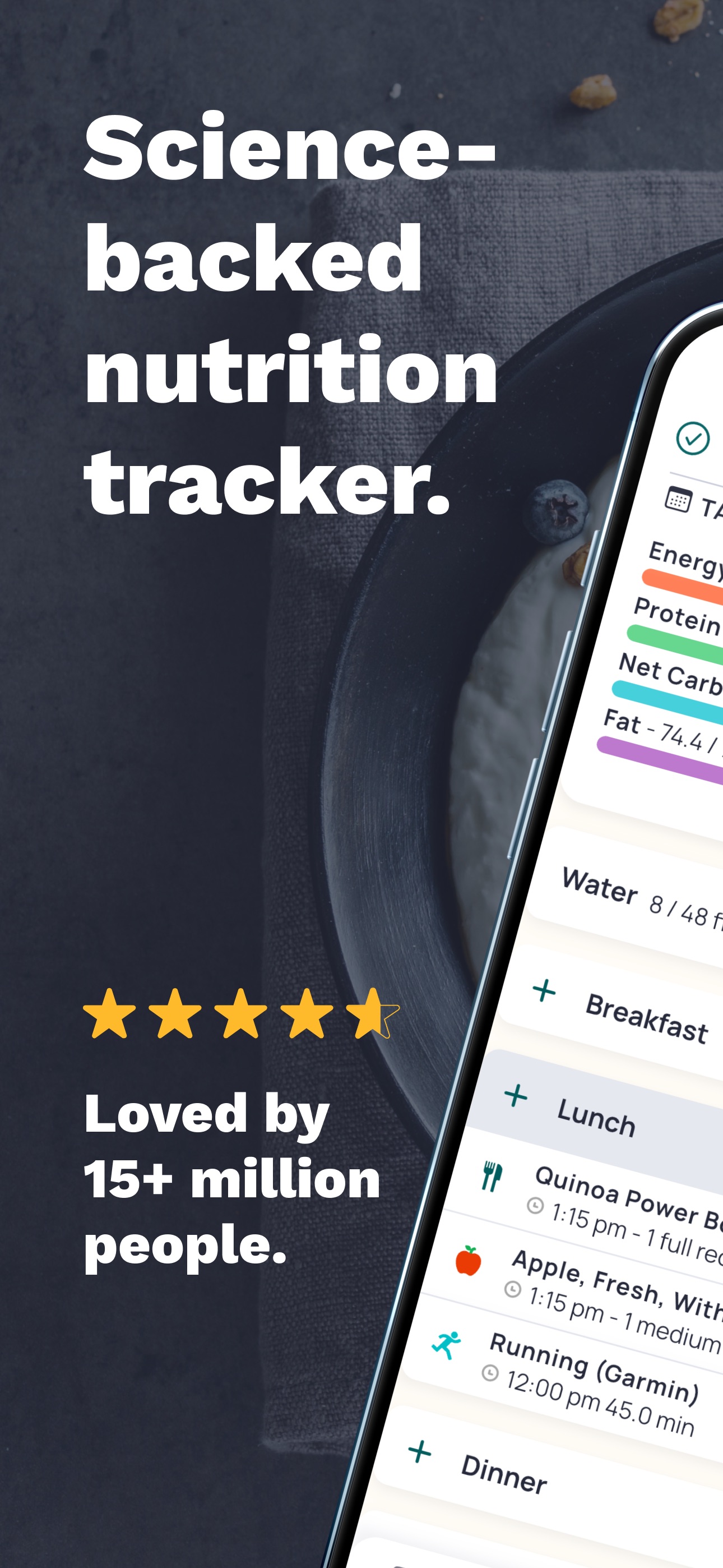 Screenshot 1 of Cronometer: Calorie Counter