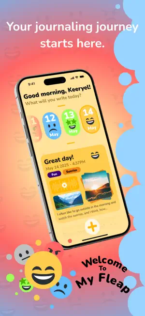 Notes & Moods: My Fleap screenshot 1