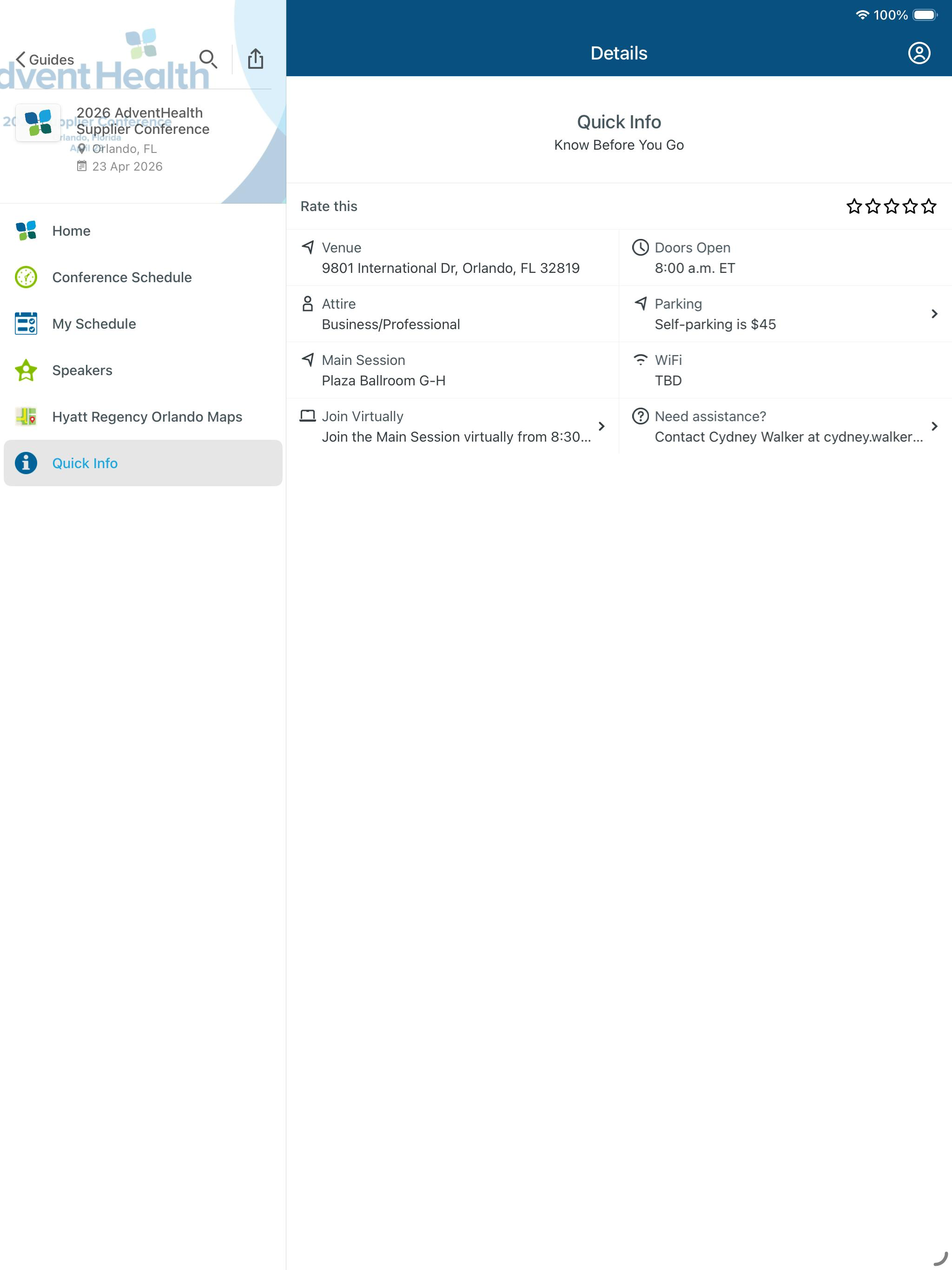 AdventHealth Corporate Events screenshot 6