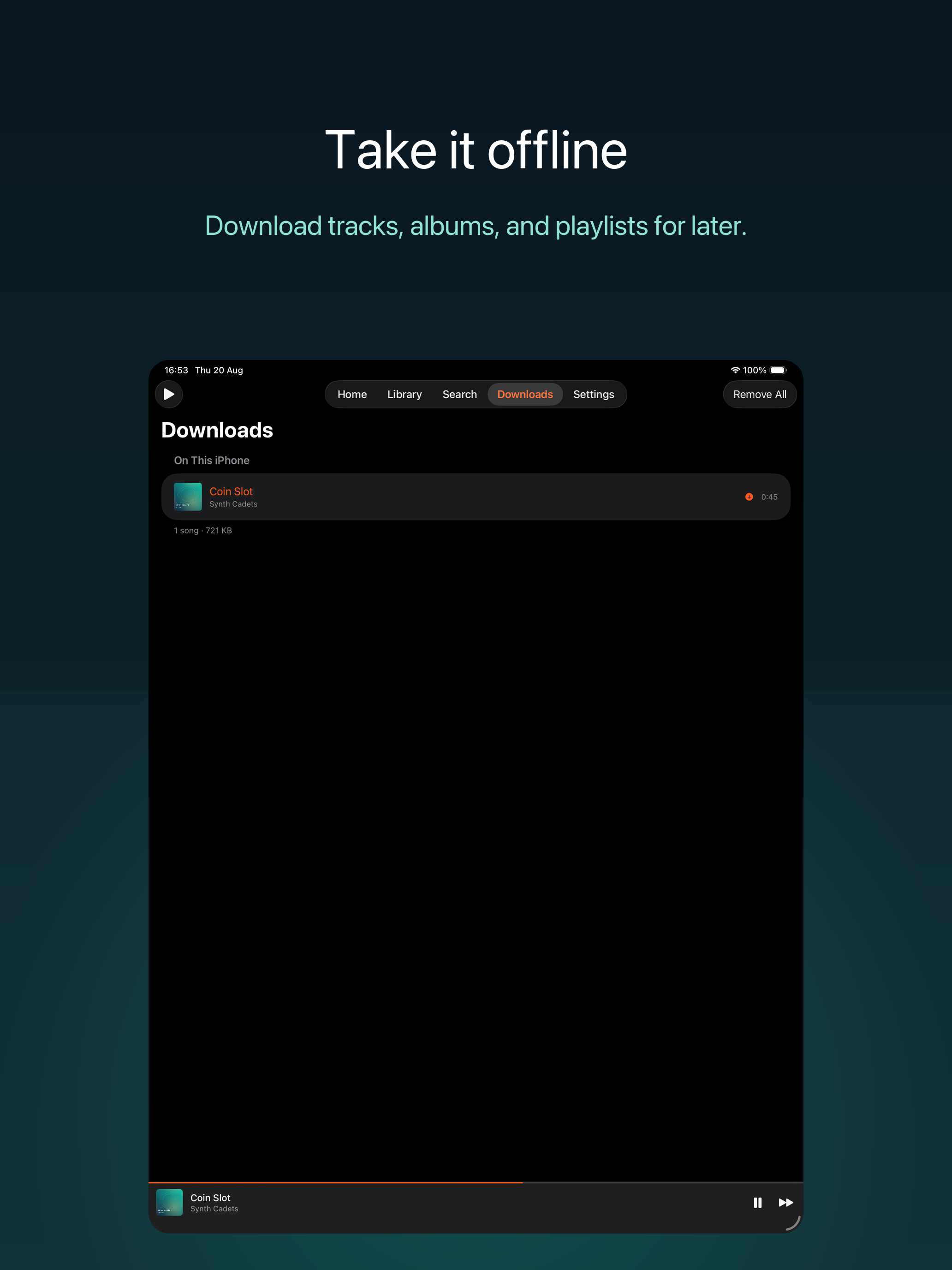 Tunode: Self-Hosted Music screenshot 12